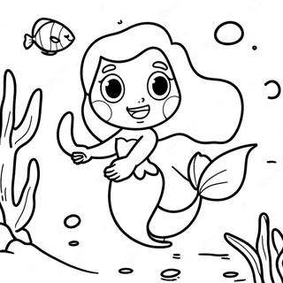 Gambar Mewarnai Ariel Yang Petualang Di Bawah Laut 1547-1841