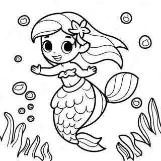 Gambar Mewarnai Ariel Yang Petualang Di Bawah Laut 1547-1843