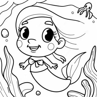 Gambar Mewarnai Ariel Yang Petualang Di Bawah Laut 1547-1844