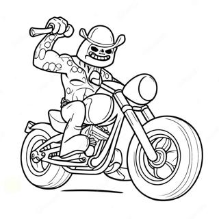 Chopper Bertransformasi Menjadi Monster Halaman Mewarnai 15803-3461