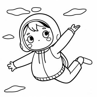 Halaman Mewarnai Ochaco Uraraka Mengapung Di Udara 16636 3638