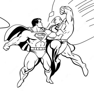 Halaman Mewarnai Superman Vs Lex Luthor 17341-3802