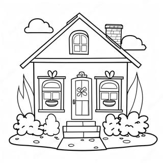 Halaman Mewarnai Rumah Berwarna Warni Toca Boca 17978-3940