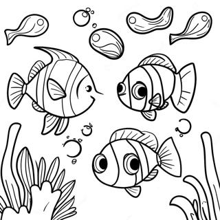 Halaman Mewarnai Marlin Melindungi Nemo 19357 4232