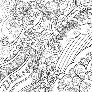 Halaman Mewarnai Pola Garis Yang Berani 22749 4973