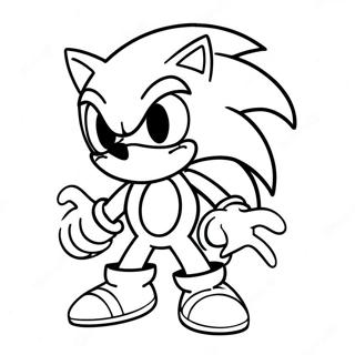 Sonic Exe With Red Eyes Coloring Page 23885-5203