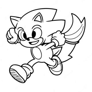 Sonic Exe Chasing Tails Coloring Page 23886-5205