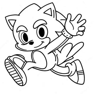 Sonic Exe Chasing Tails Coloring Page 23886 5207