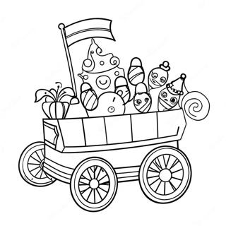 Halaman Mewarnai Float Parade Yang Mengasyikkan 26254 5737