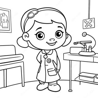 Gambar Mewarnai Doc Mcstuffins Di Klinik 27295-5938