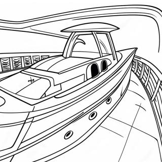 Halaman Mewarnai Yacht Mewah Berlayar 27571 6002