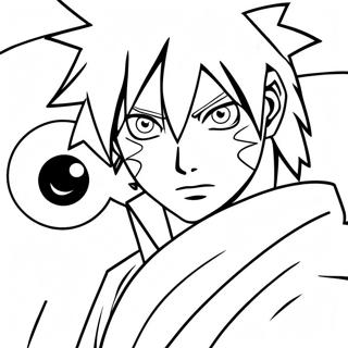 Halaman Mewarnai Sasuke Dengan Sharingan 28854-6274