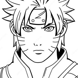 Halaman Mewarnai Sasuke Dalam Mode Sage 28855-6279