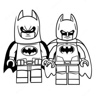 Halaman Mewarnai Lego Batman Dan Robin 29295-6378