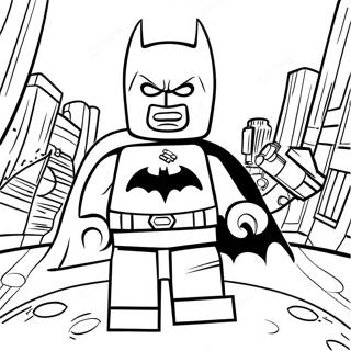 Lego Batman Halaman Mewarnai