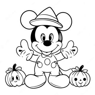 Disney Halloween Halaman Mewarnai