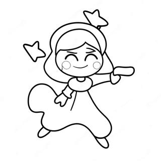 Halaman Mewarnai Rosalina Mengapung Di Angkasa 30910-6748