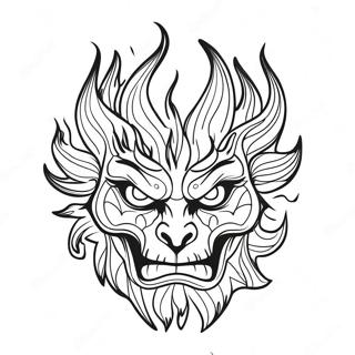 Halaman Mewarnai Elemen Api Misterius 31733-6929