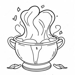 Halaman Mewarnai Cauldron Hocus Pocus Yang Menggelegak 32819-7169