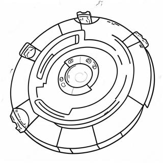 Halaman Mewarnai Arena Pertarungan Beyblade 34618-7554