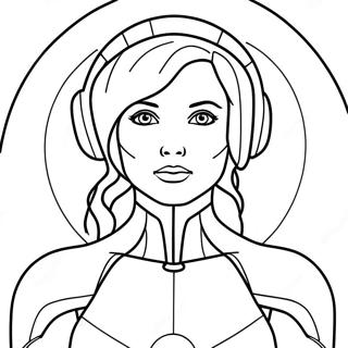 Halaman Mewarnai Cortana Ai Halo 35684-7800