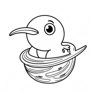 Halaman Mewarnai Sarang Kolibri Lucu 36517-7992