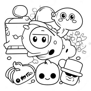 Gambar Mewarnai Ikon Budaya Pop Y2k 38458-8403