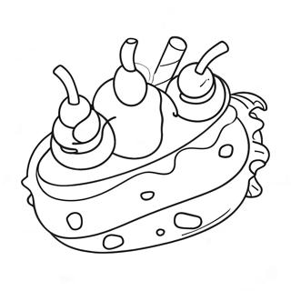 Halaman Mewarnai Puding Pisang 38738-8469