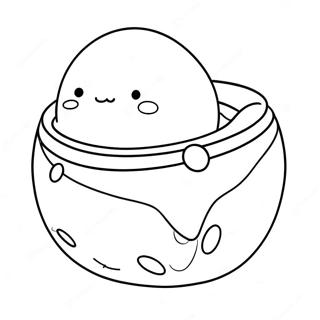 Gudetama Halaman Mewarnai