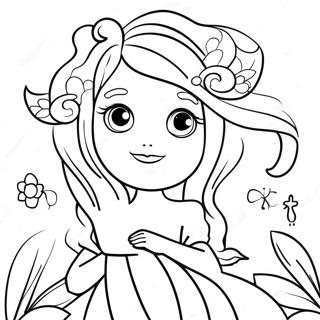 Halaman Mewarnai Peri Roh Yang Fantastis 39550-8641