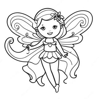 Halaman Mewarnai Peri Roh Yang Fantastis 39550-8642