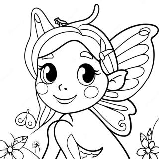 Halaman Mewarnai Peri Roh Yang Fantastis 39550-8644