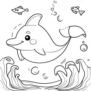 Halaman Mewarnai Lumba Lumba Roh Yang Ceria 39552-8649