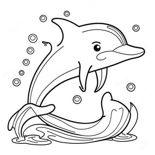 Halaman Mewarnai Lumba Lumba Roh Yang Ceria 39552-8651