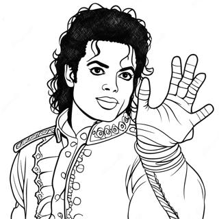 Gambar Mewarnai Michael Jackson Dengan Sarung Tangan Berkilau 40544-8860