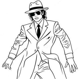 Gambar Mewarnai Michael Jackson Menampilkan Smooth Criminal 40546 8866