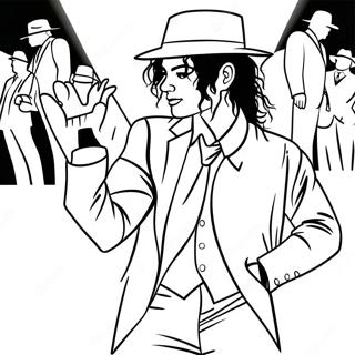Gambar Mewarnai Michael Jackson Menampilkan Smooth Criminal 40546 8868