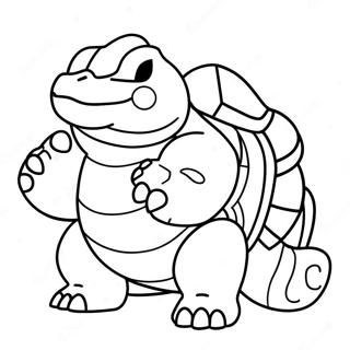 Halaman Mewarnai Blastoise Dengan Pelatih 40833-8928