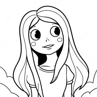 Halaman Mewarnai Marceline Ratu Vampir 41005 8966