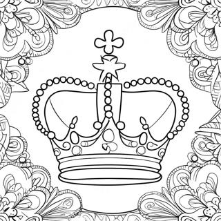 Gambar Mewarnai Mahkota Elegan Ratu 41542-9083