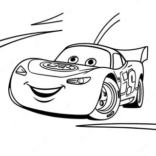 Halaman Mewarnai Lightning Mcqueen Balapan 41914 9166