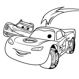 Halaman Mewarnai Lightning Mcqueen Balapan 41914 9167