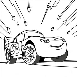 Halaman Mewarnai Lightning Mcqueen Balapan 41914 9168