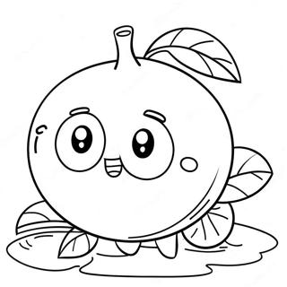 Halaman Mewarnai Karakter Lemon Kartun Lucu 42087-9206