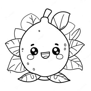 Halaman Mewarnai Karakter Lemon Kartun Lucu 42087-9208