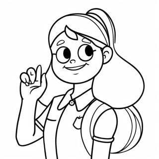 Gambar Mewarnai Mabel Pines Dari Gravity Falls 42547-9294