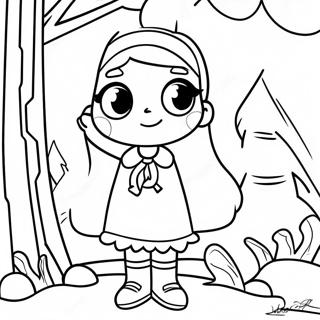 Gambar Mewarnai Mabel Pines Dari Gravity Falls 42547-9295