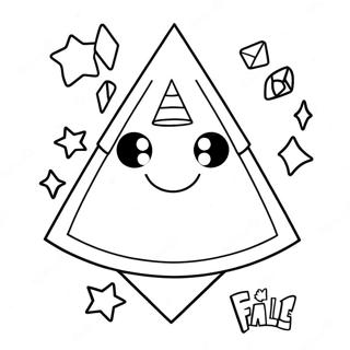 Gambar Mewarnai Bill Cipher Dari Gravity Falls 42549-9304