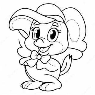 Gambar Mewarnai Daisy Duck Dengan Senyuman Besar 42918 9390