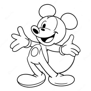 Mickey Mouse Halaman Mewarnai